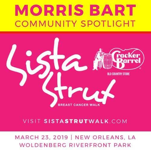 morris bart community spotlight sista strut 2019 new orleans