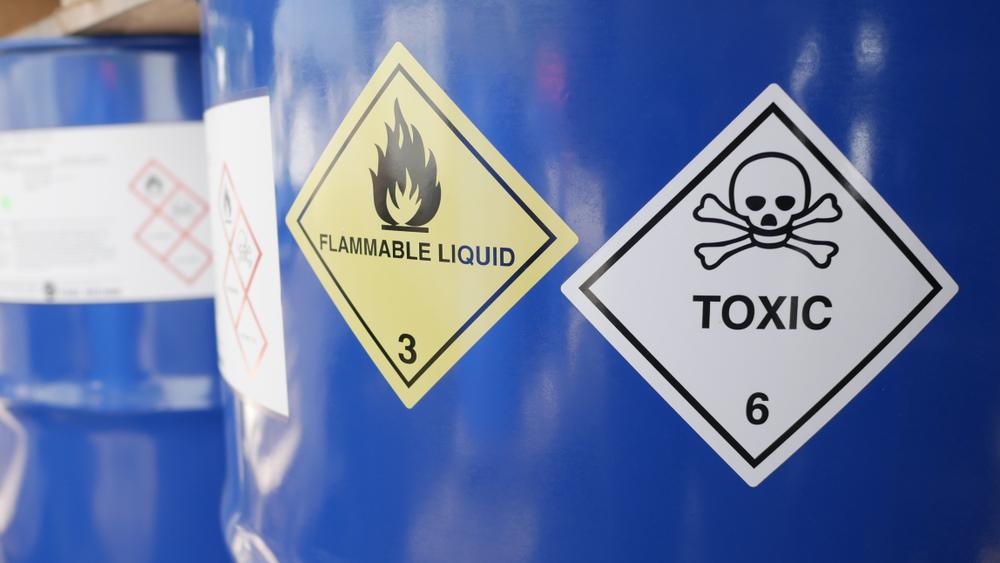 barrels of hazardous chemicals