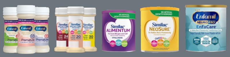 Baby formula products