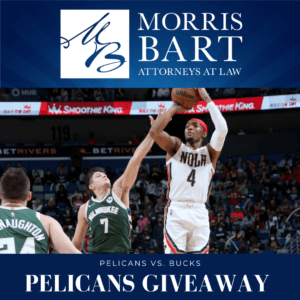 Morris Bart's Pelicans vs. Bucks Ticket Giveaway