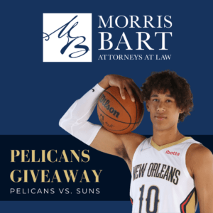 Morris Bart's Pelicans vs. Suns Ticket Giveaway