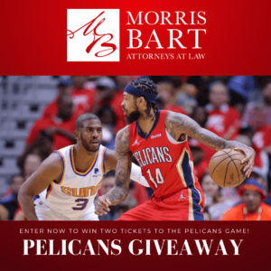 Morris Bart's Pelicans vs. Suns Ticket Giveaway