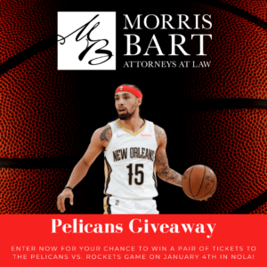 Morris Bart's Pelicans vs. Rockets Ticket Giveaway