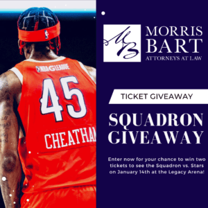 Morris Bart's Squadron vs. Stars Ticket Giveaway
