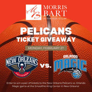 Morris Bart Pelicans vs. Magic Ticket Giveaway