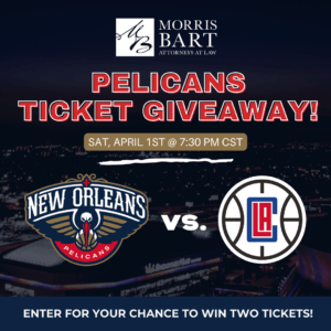 Morris Bart Pelicans vs. Clippers Ticket Giveaway
