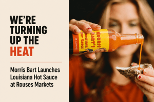 Morris Bart Launches Louisiana Hot Sauce at Rouses Markets: A Bold New Flavor with a Purpose